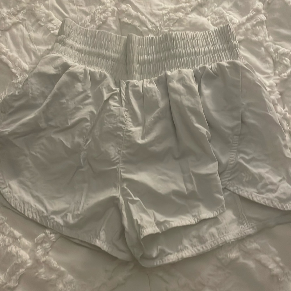 White sport shorts